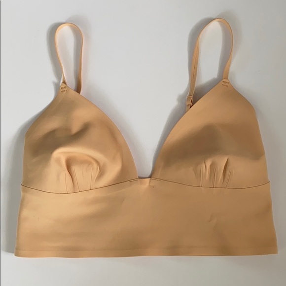 Free People Other - Free People Bralette Soft Cup Wide Band Beige L